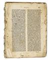 BIBLE IN SPANISH.  Biblia en Lengua Española.  1553.  The Ferrara Bible:   Genesis-Hiob only, lacking title and 98 other leaves.